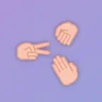 Rock Paper Scissors 2-4 iOS Icon