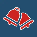 Christmas bell player iOS Icon