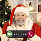 Christmas Santa video call app iOS Icon