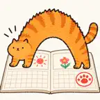 Nyangbal: Drawing Diary iOS Icon
