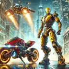 Jet Transform Robot Car Games iOS Icon