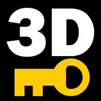 A 3D Room Escape iOS Icon