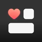 咻拍-情侶、朋友、閨蜜必備的社交Widget APP iOS Icon