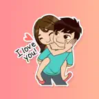 Love Couple-Download WASticker iOS Icon