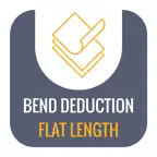 Bend deduction and Flat length iOS Icon