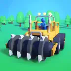 Wood Crusher 3D iOS Icon