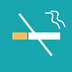 Smoke free. Quit smoking app iOS Icon
