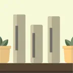 TBR - Bookshelf icon