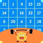 Memory Challenge: From 1 to 50 iOS Icon