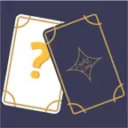 Lucky Card - Flip Card Icon