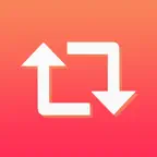 Repost Video for Social Media iOS Icon