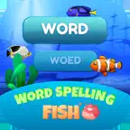 Word Spelling Fish - Aquarium iOS Icon