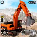 Construction Excavator Game iOS Icon