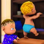 Twin Babysitter Daycare Sim 3D iOS Icon