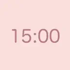 シンプル時計 - 春 - iOS Icon