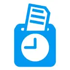 Cloud Punch Clock-Time Record iOS Icon