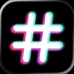 Hashtag & Caption Generator iOS Icon