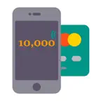 Transportation card balance iOS Icon