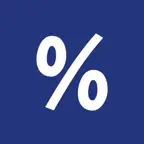 Percentage Calculator & Steps iOS Icon