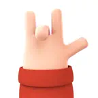 Cute Hand Gesture iOS Icon