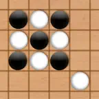 Black and White Puzzle Game iOS Icon