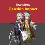 How to Draw Genshin Impact iOS Icon