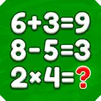 Math games puzzles offline iOS Icon
