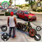 Grand Gangster City Car Games iOS Icon