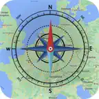 MapCompass : Compass with Maps iOS Icon