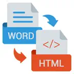 Easy word 2 HTML editor iOS Icon