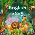 English story with real voice iOS Icon