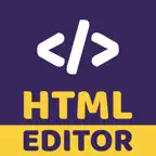 HTML editor - touch and code iOS Icon