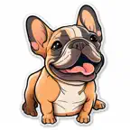 French bulldog stickers lovers iOS Icon