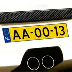 Nummerbord Icon