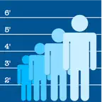 Size Me Up - Future Height Predictor Icon