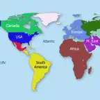 World Map Puzzle iOS Icon