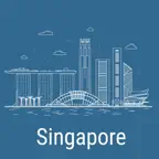 Singapore Travel Guide . iOS Icon