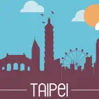 Taipei Travel Guide . iOS Icon