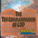 THE TEN COMMANDMENTS OF GOD. iOS Icon