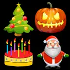 Holiday Greetings - Animations iOS Icon