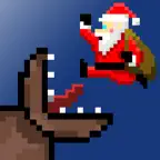 Super Mega Worm Vs Santa Icon