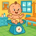 Medical magazine child health iOS Icon