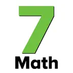 7th Grade Math Testing Prep iOS Icon