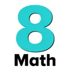 8th Grade Math Testing Prep iOS Icon