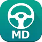 Maryland MVA Driving Test Prep iOS Icon