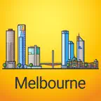 Melbourne Travel Guide . iOS Icon