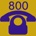 My Toll Free Number + Fax, VM iOS Icon
