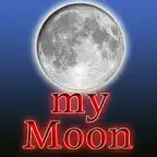 my Moon - tune in your life with the moon and lunar cycles, recommendations and suggestions for each phase of the moon iOS Icon