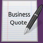Business Quote iOS Icon