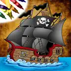 Pirate Coloring Book Free iOS Icon